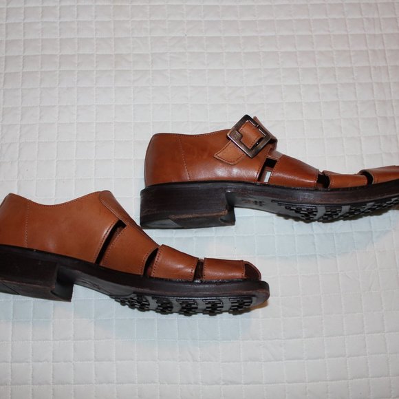 Kenneth Cole Men's Leather Sandals - Picture 7 of 11
